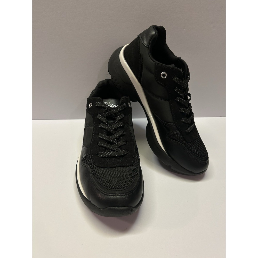 Love Pastry Black White‎ Women Size 8.5 Sneakers Hip Hop Dance Shoes